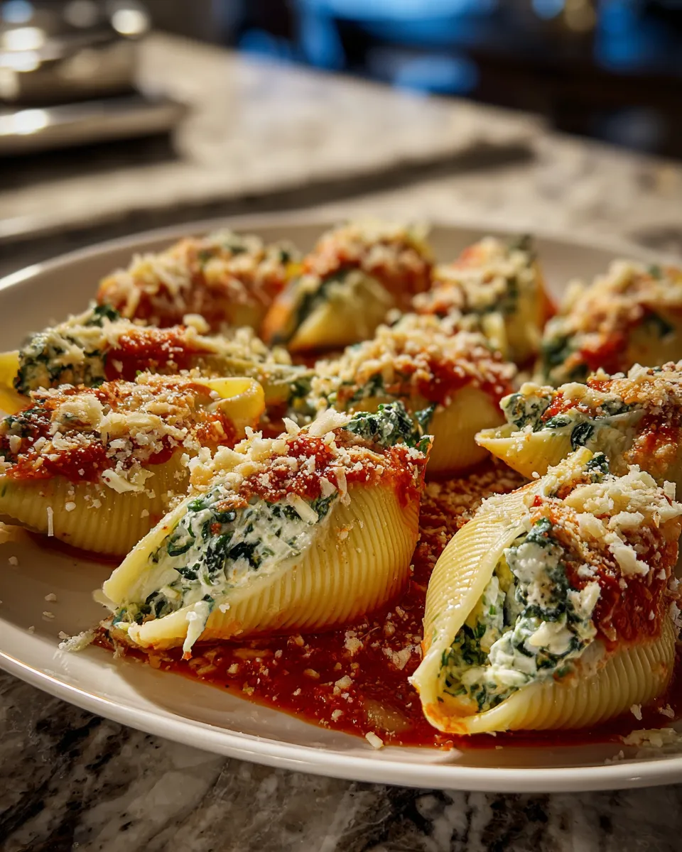 Irresistible Spinach and Ricotta Stuffed Shells Creamy Italian Magic