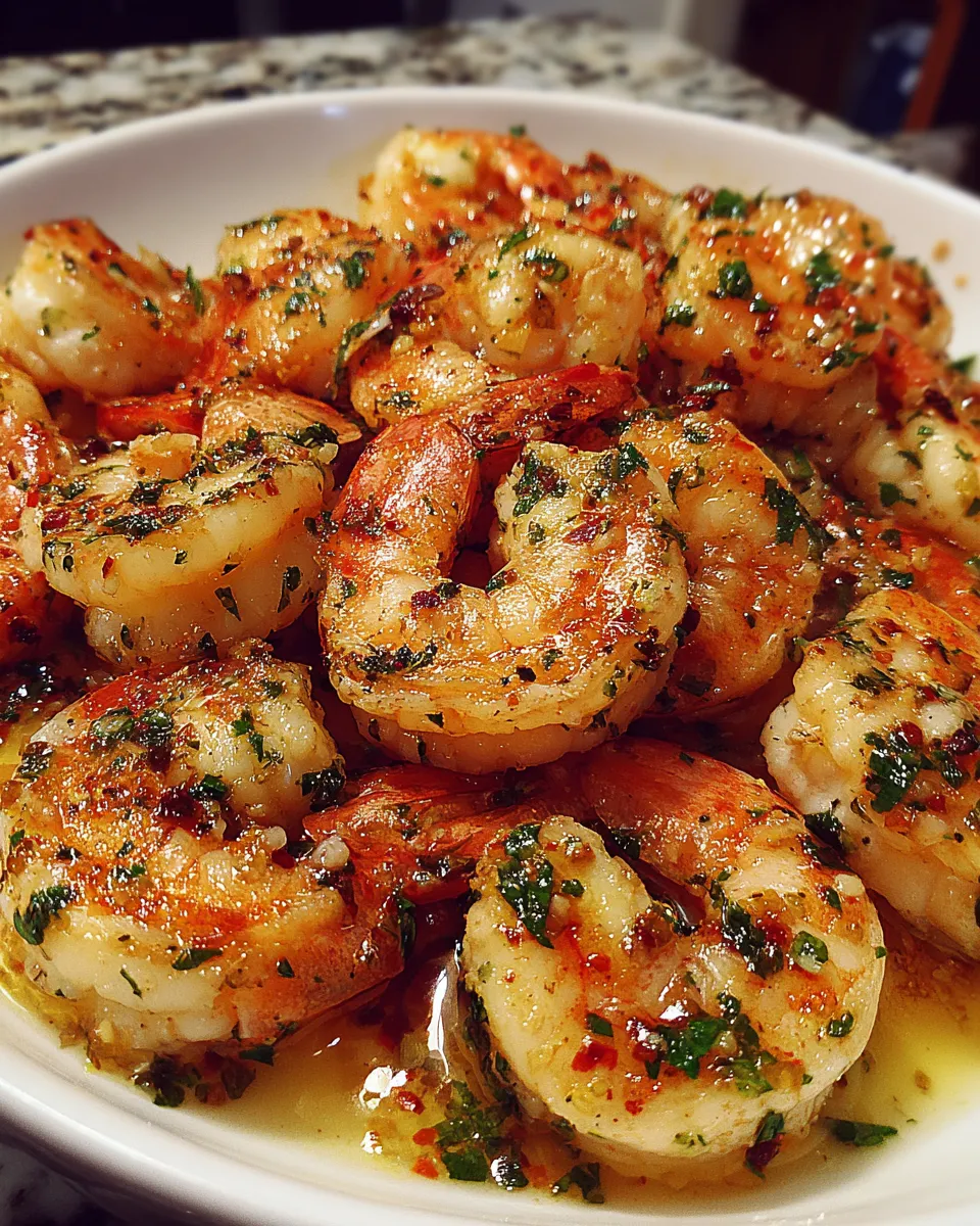 Irresistible Garlic Shrimp Juicy Flavor Bomb