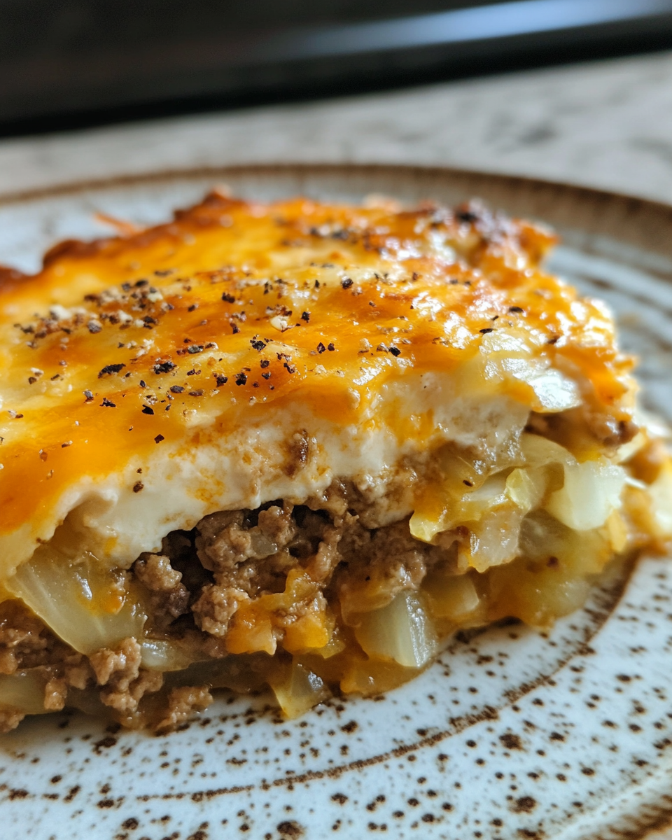 Mouthwatering Easy Crispy Cabbage Burger Bake Crispy Cheesy Bliss